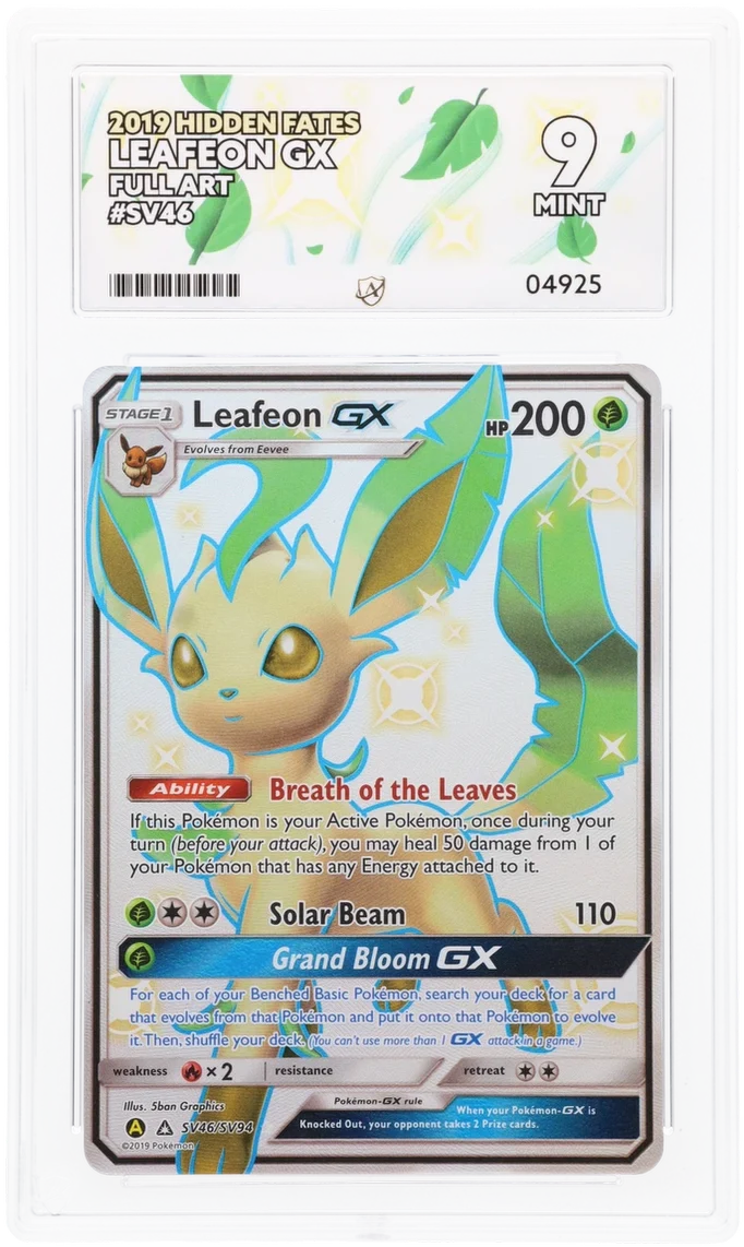 ACE 9 - Leafeon GX - SV46/SV94 - Hidden Fates - Pokemon