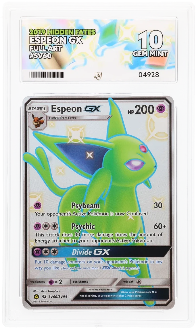 ACE 10   - Espeon GX - SV60/SV94 - Hidden Fates - Pokemon