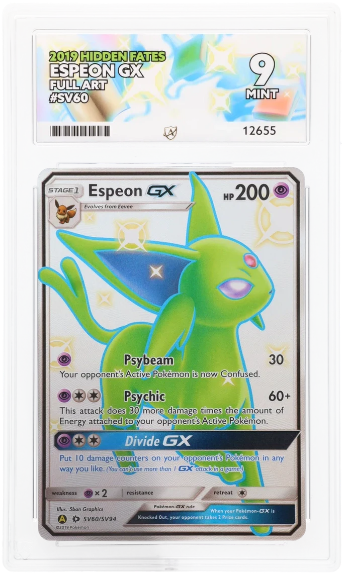ACE 9 - Espeon GX - SV60/SV94 - Hidden Fates - Pokemon