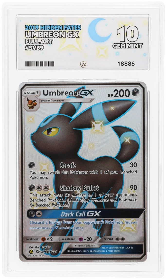 ACE 10 - Umbreon GX - SV69/SV94 - Hidden Fates - Pokemon