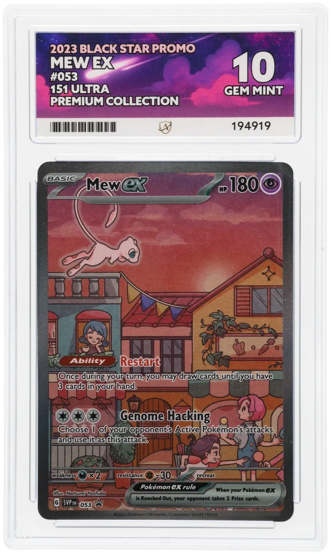 ACE 10 - Mew ex - 053 - Black Star Promo - Pokemon - 151 Ultra Premium Collection