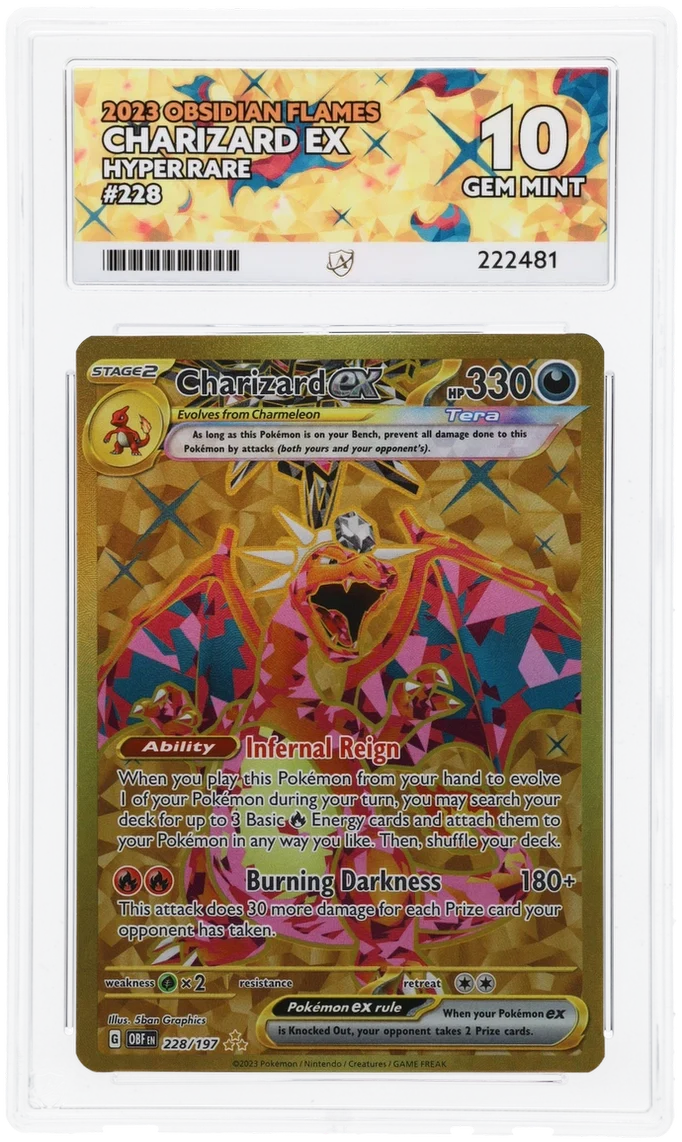 ACE 10 - Charizard ex - 228/197 - Obsidian Flames - Pokemon