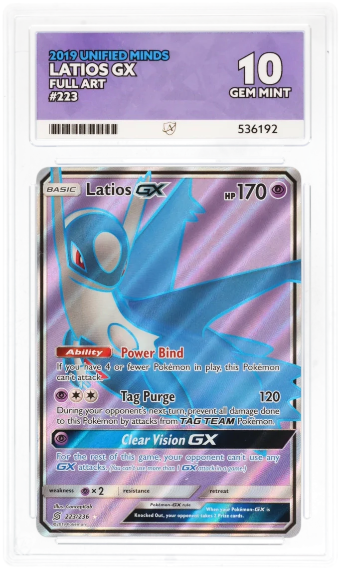 ACE 10 - Latios GX - 223/236 - Unified Minds - Pokemon