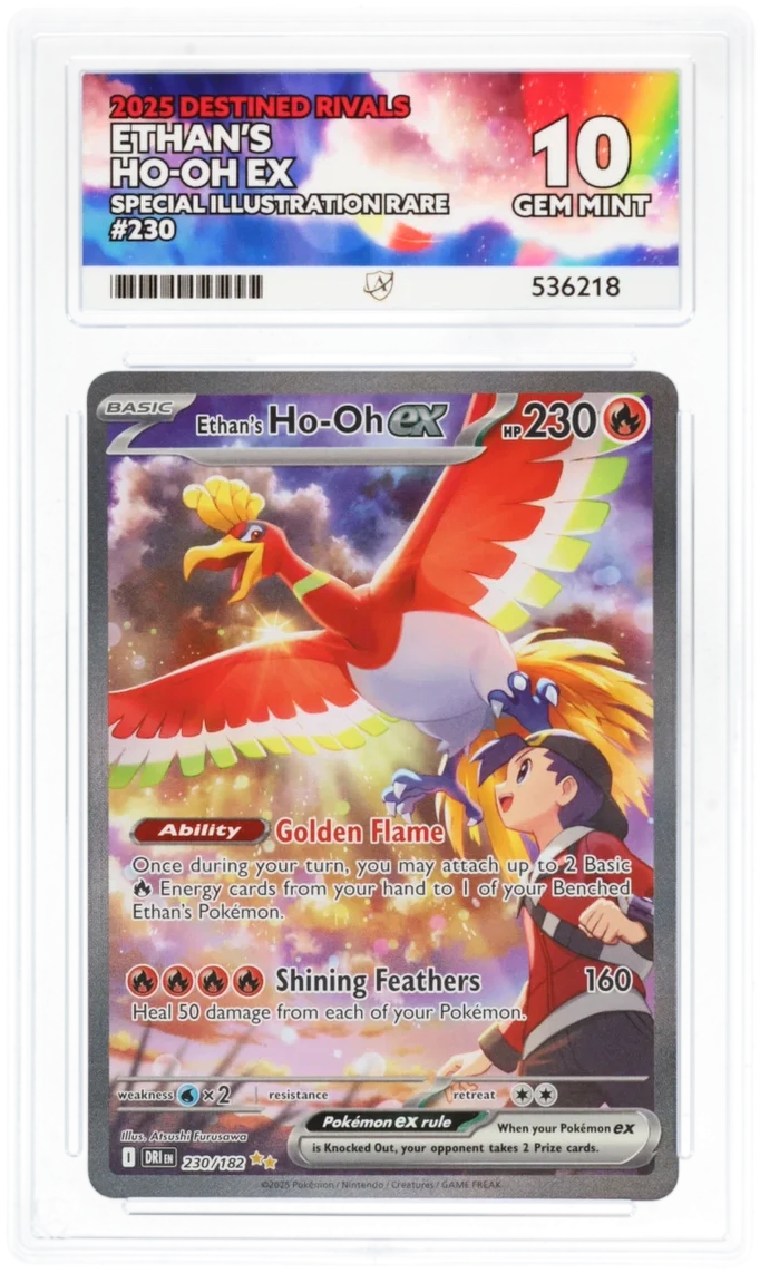 ACE 10 - Ethan's Ho-Oh ex - 230/182 - Destined Rivals - Pokemon