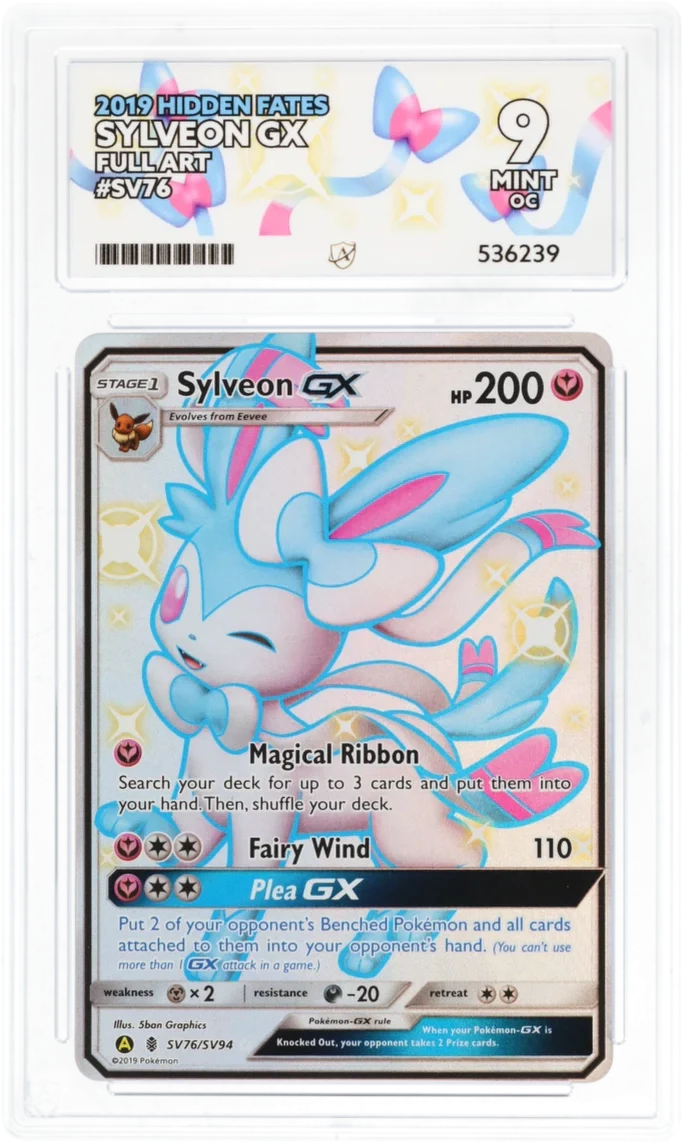 ACE 9  OC - Sylveon GX - SV76/SV94 - Hidden Fates - Pokemon