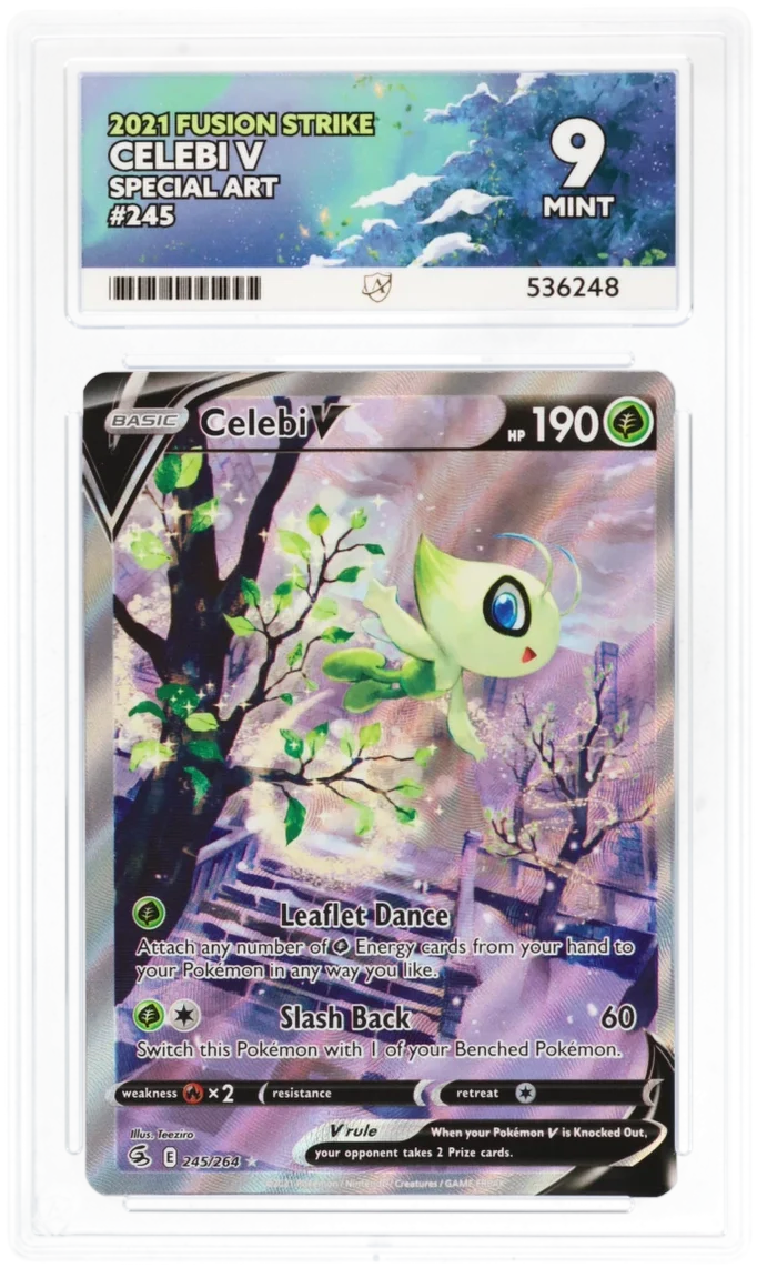 ACE 9   - Celebi V - 245/264 - Fusion Strike - Pokemon
