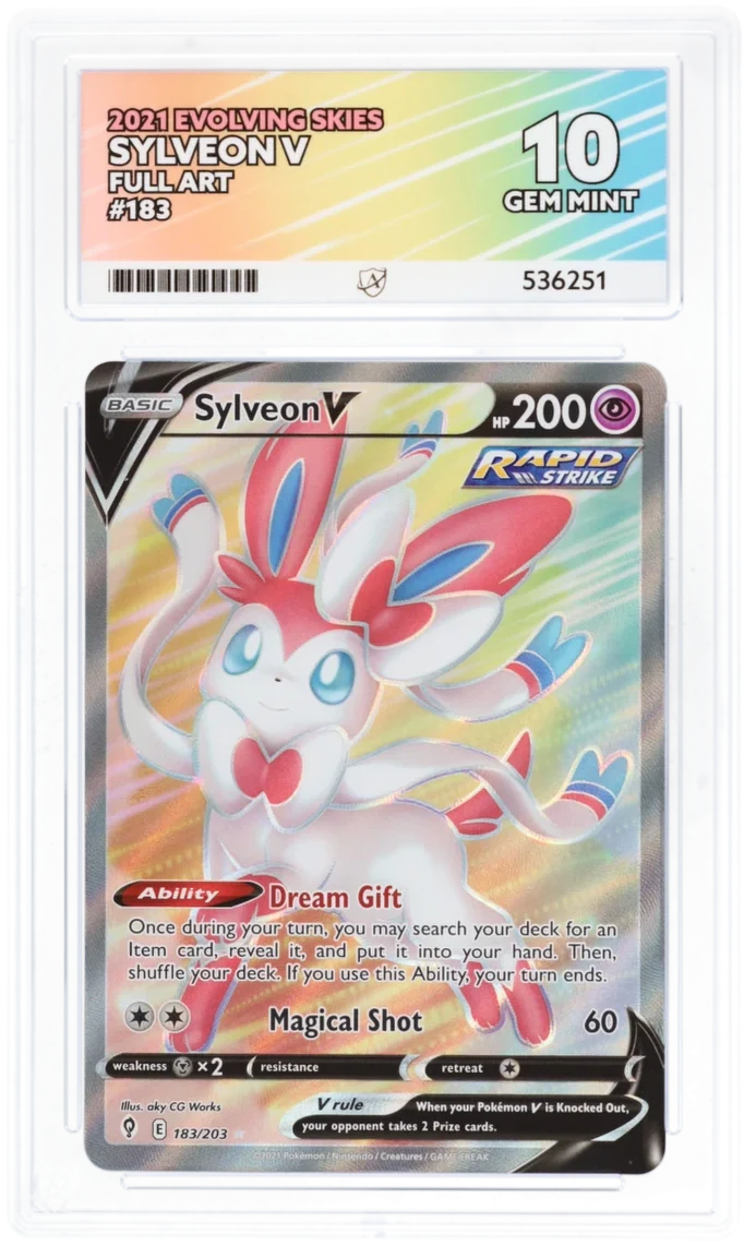 ACE 10 - Sylveon V - 183/203 - Evolving Skies - Pokemon