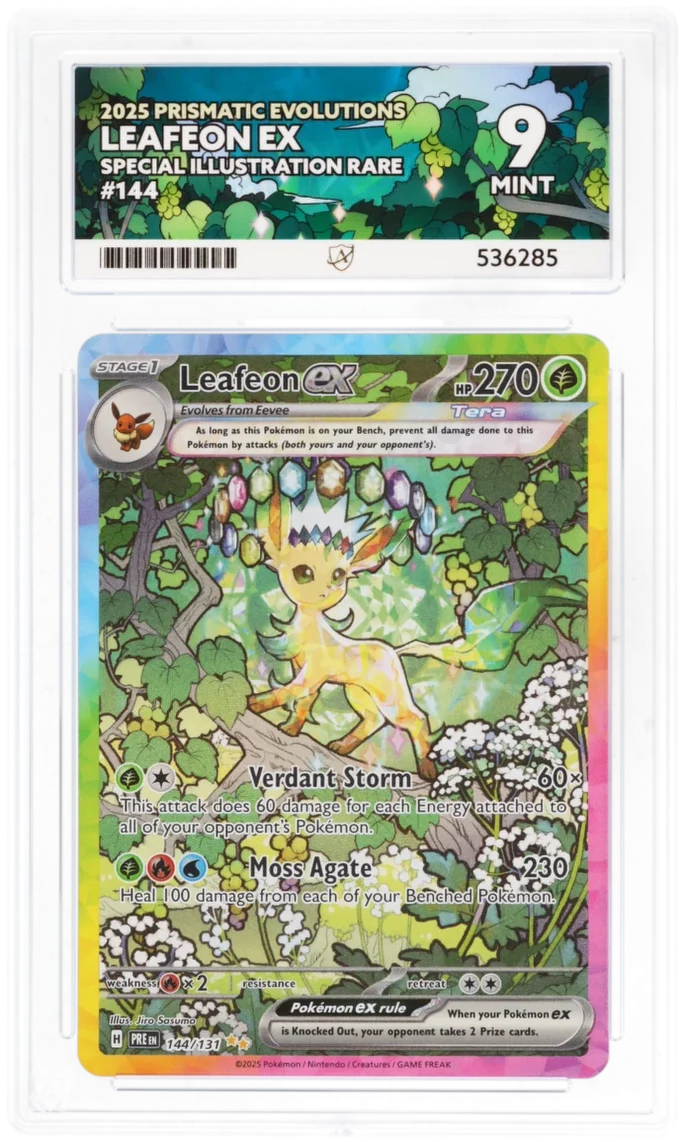 ACE 9 - Leafeon ex - 144/131 - Prismatic Evolutions - Pokemon