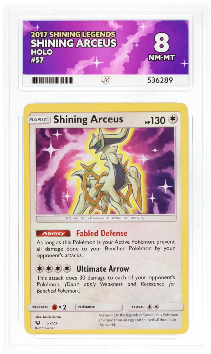 ACE 8   - Shining Arceus - 57/73 - Shining Legends - Pokemon