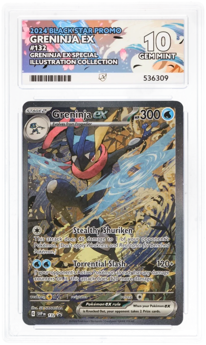 ACE 10   - Greninja ex - 132 - Black Star Promo - Pokemon - Greninja ex Special Illustration Collection