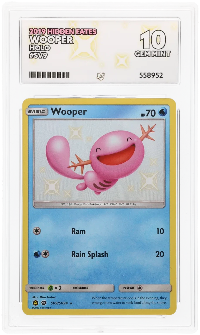 ACE 10 - Wooper - SV9/SV94 - Hidden Fates - Pokemon