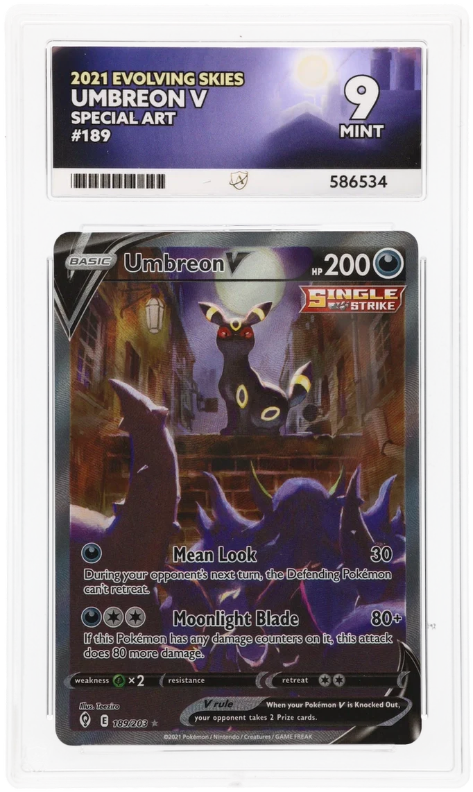 ACE 9 - Umbreon V - 189/203 - Evolving Skies - Pokemon