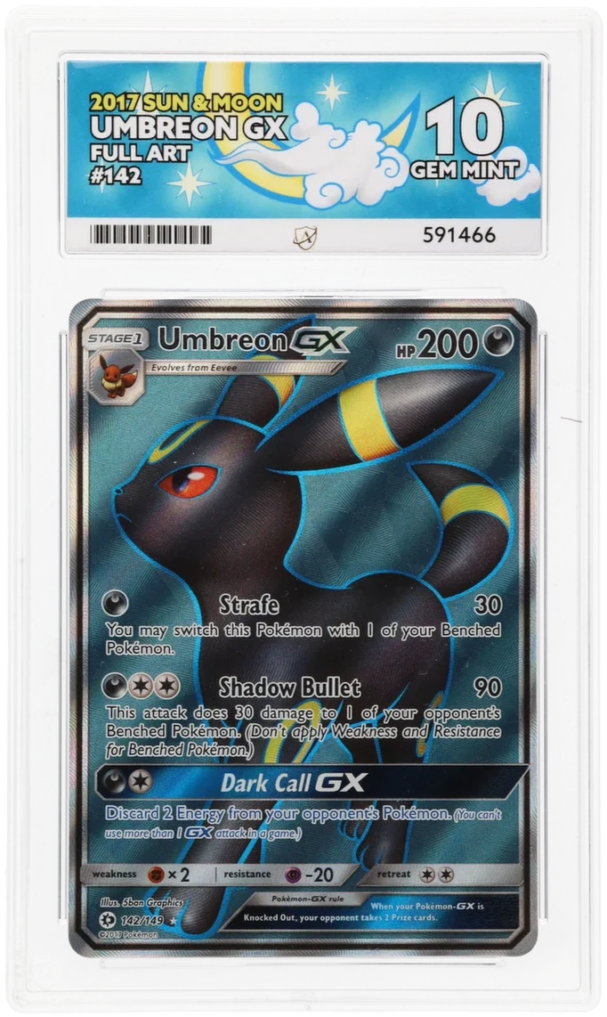 ACE 10 - Umbreon GX - 142/149 - Sun & Moon - Pokemon