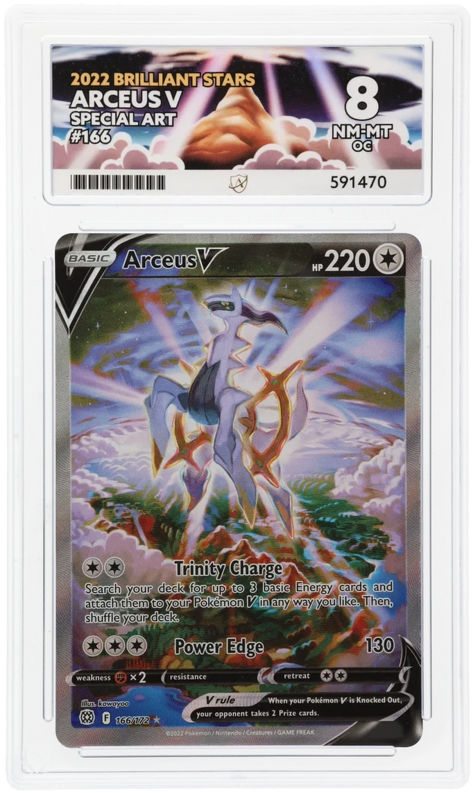 ACE 8 OC - Arceus V - 166/172 - Brilliant Stars - Pokemon