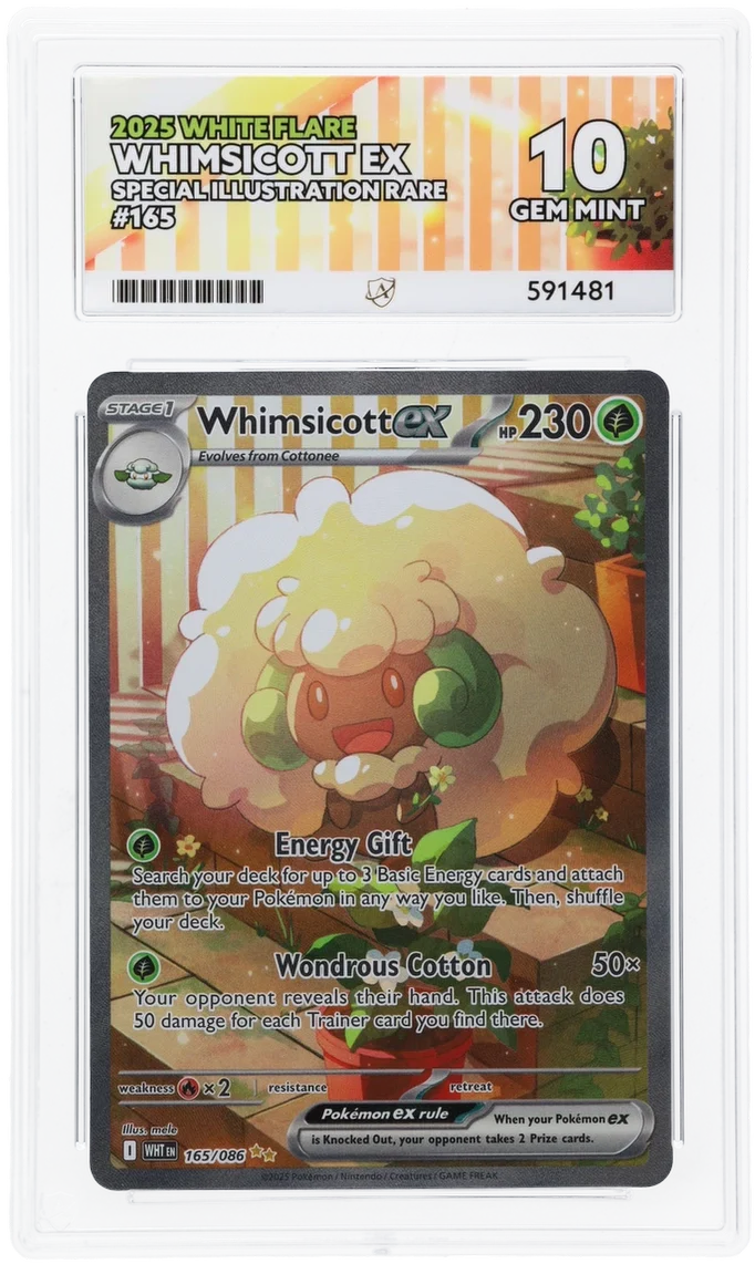 ACE 10 - Whimsicott ex - 165/086 - White Flare - Pokemon