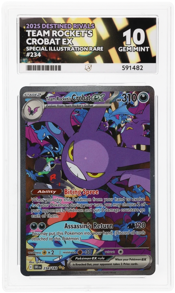 ACE 10 - Team Rocket's Crobat ex - 234/182 - Destined Rivals - Pokemon