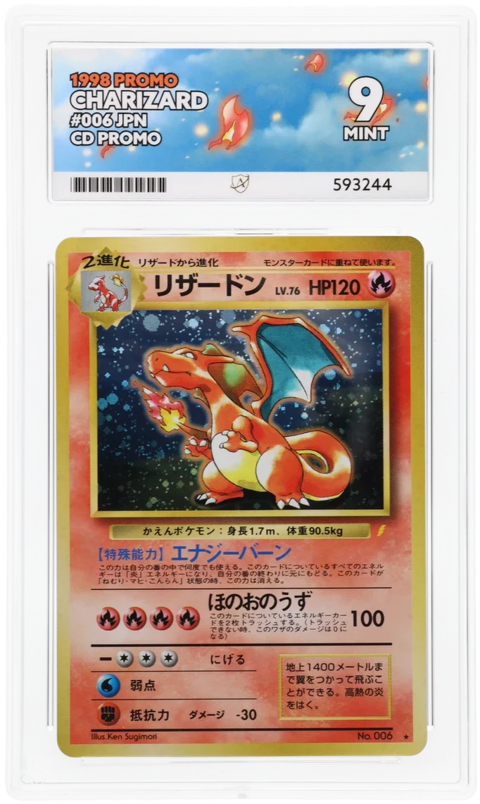 ACE 9 - Charizard - 006 - Promo - Pokemon - CD Promo