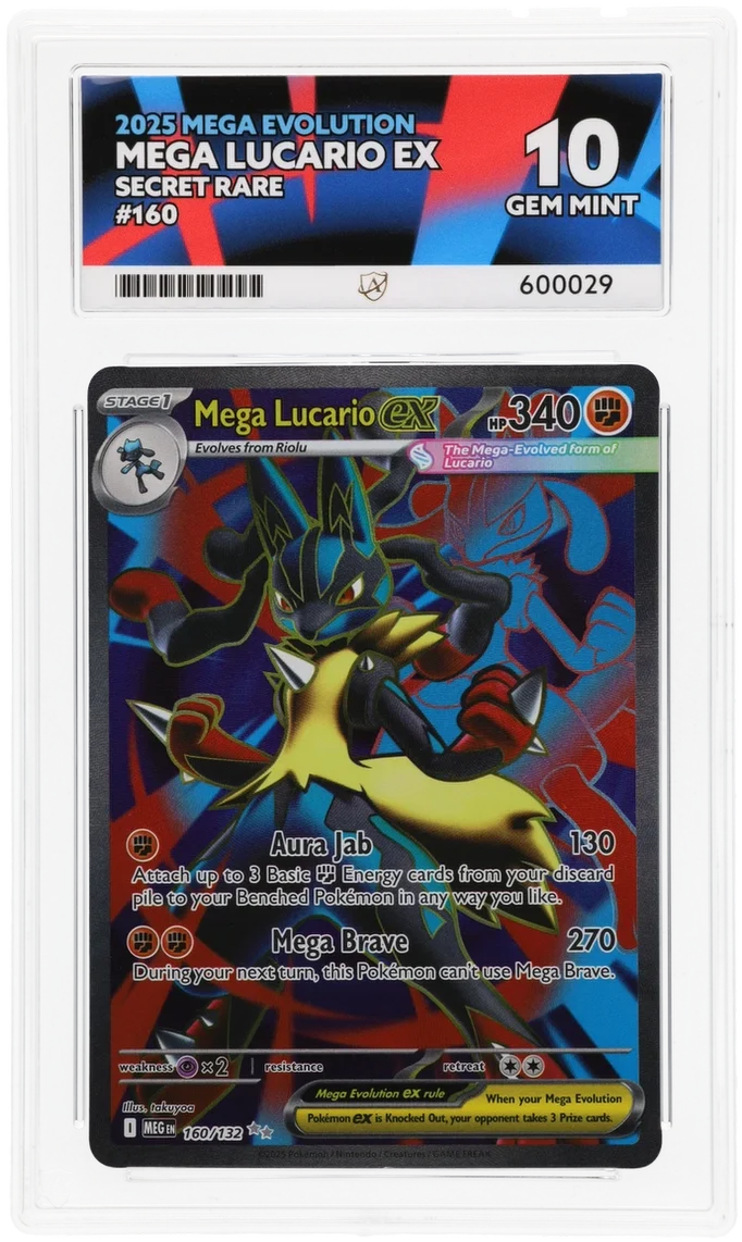ACE 10 - Mega Lucario ex - 160/132 - Mega Evolution - Pokemon