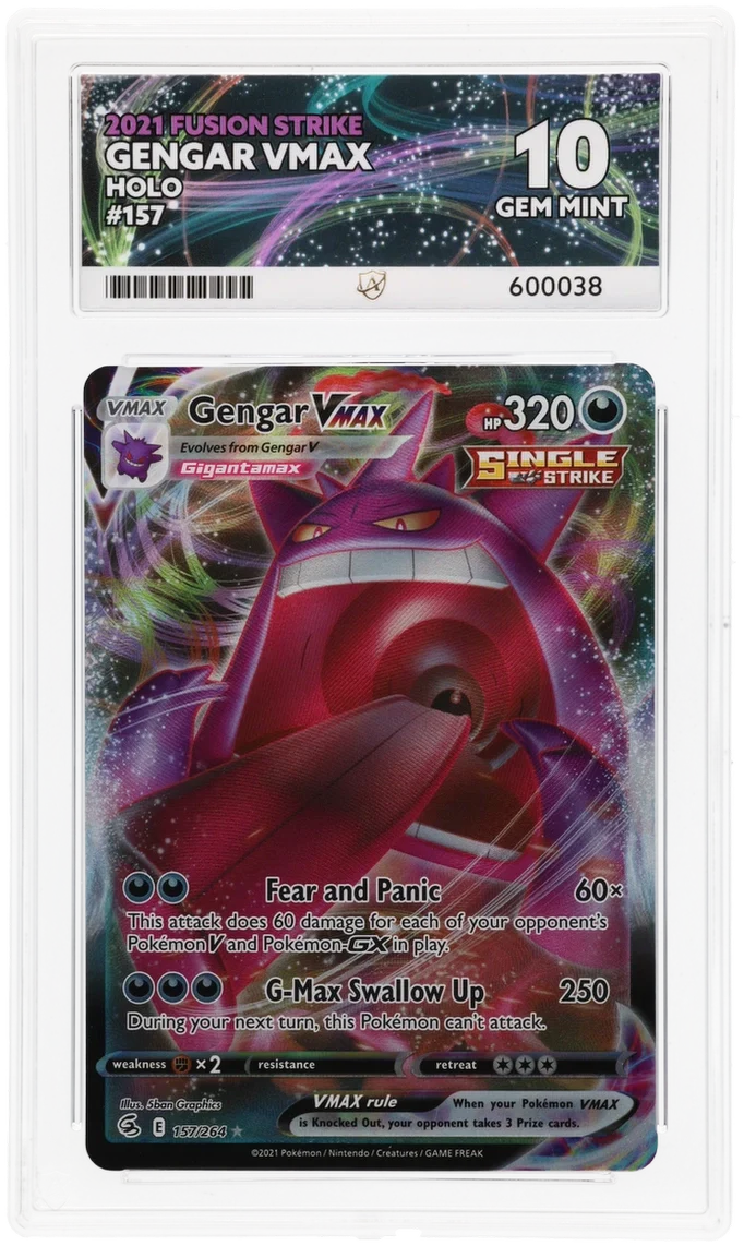 ACE 10 - Gengar VMAX - 157/264 - Fusion Strike - Pokemon