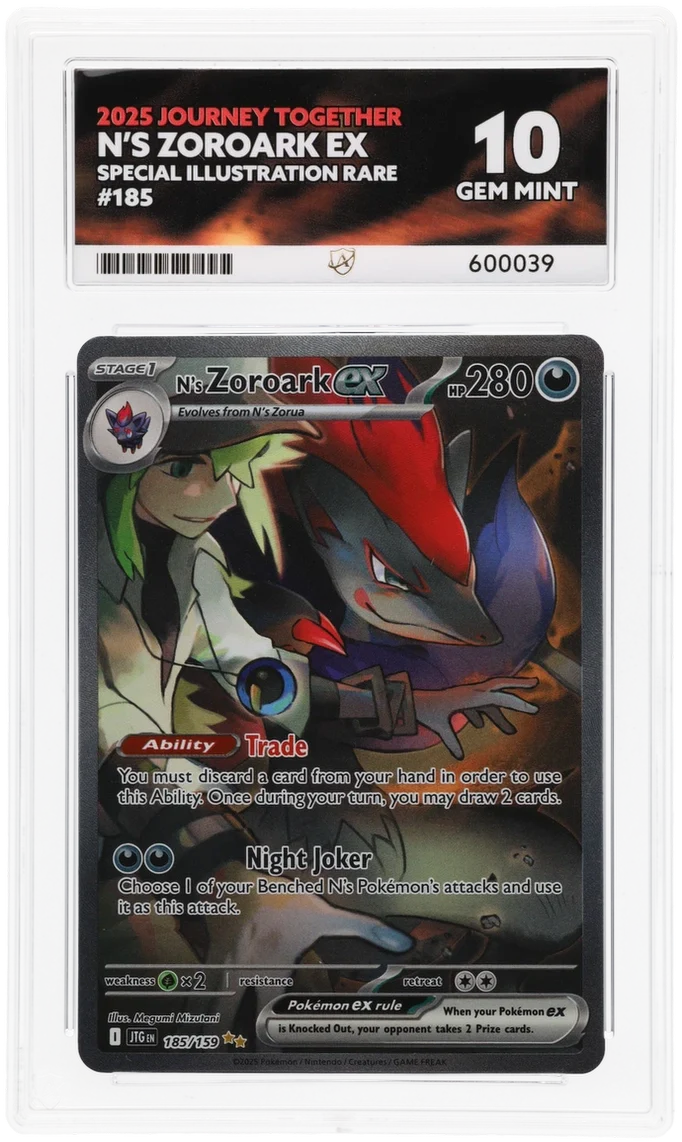ACE 10 - N's Zoroark ex - 185/159 - Journey Together - Pokemon
