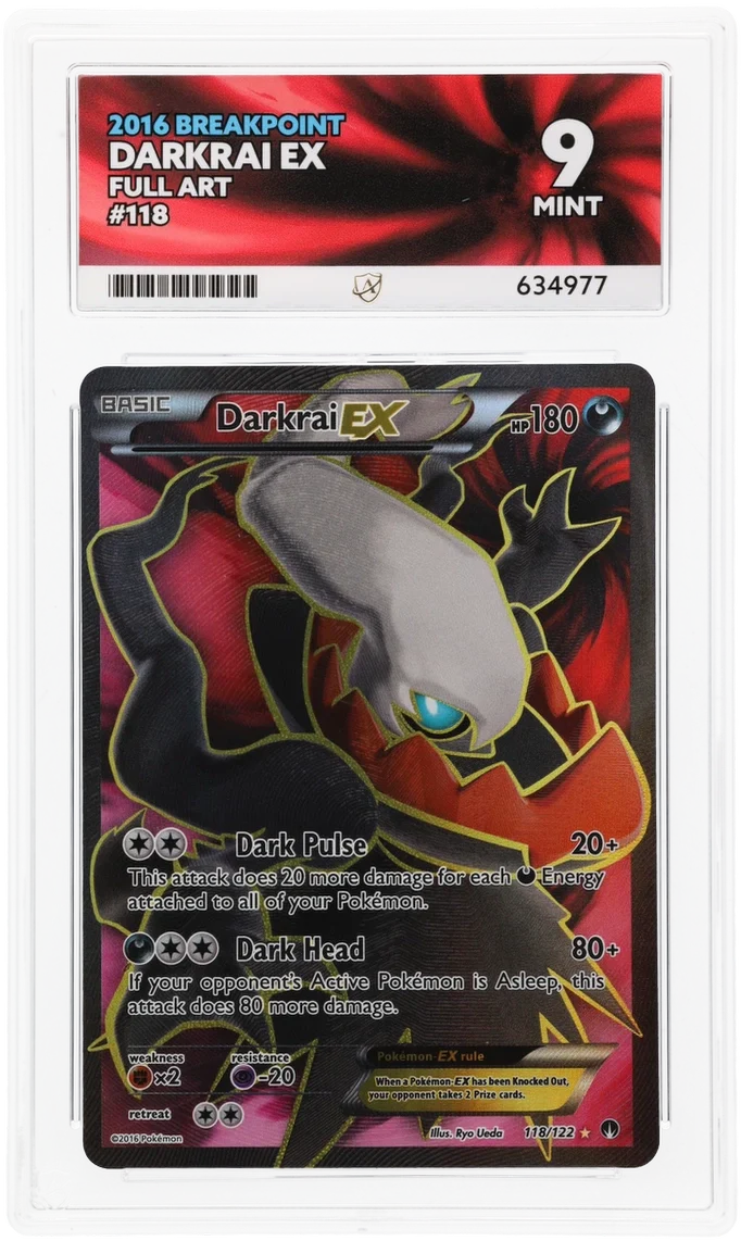 ACE 9 - Darkrai EX - 118/122 - BREAKpoint - Pokemon