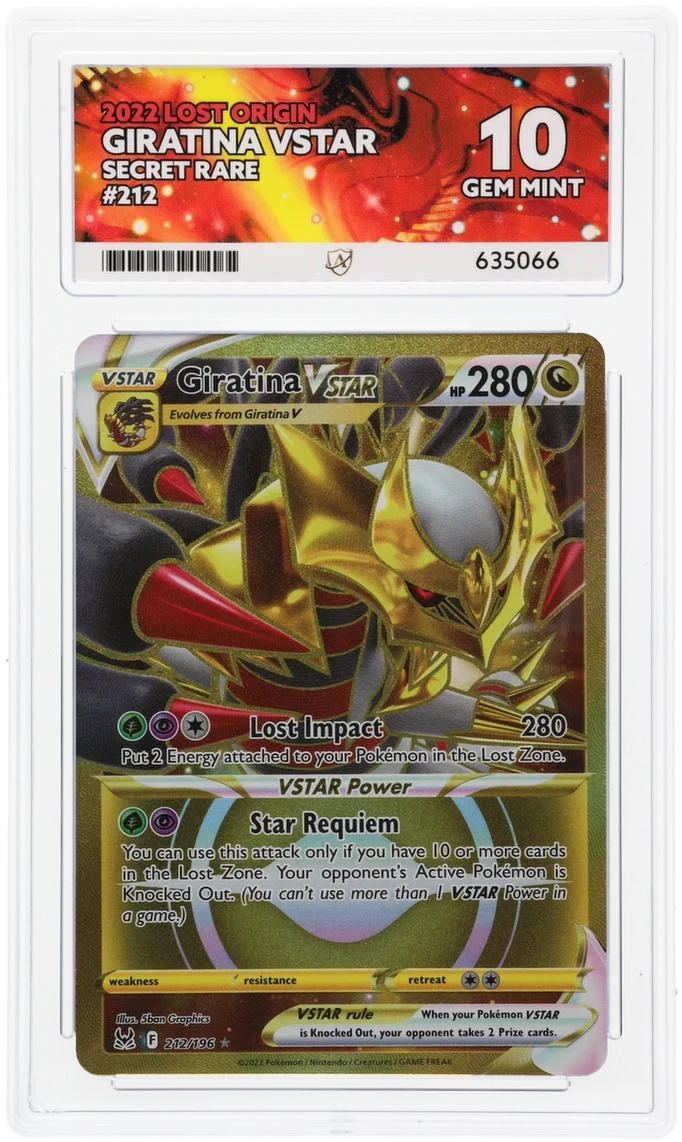 ACE 10 - Giratina VSTAR - 212/196 - Lost Origin - Pokemon