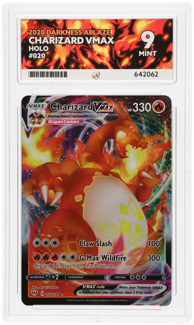 ACE 9 - Charizard VMAX - 020/189 - Darkness Ablaze - Pokemon