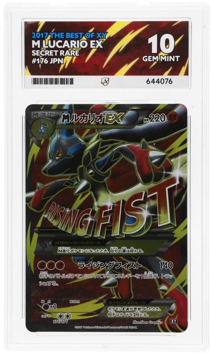 ACE 10   - M Lucario EX - 176/171 - The Best of XY - Pokemon