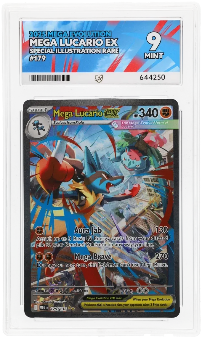 ACE 9 - Mega Lucario ex - 179/132 - Mega Evolution - Pokemon
