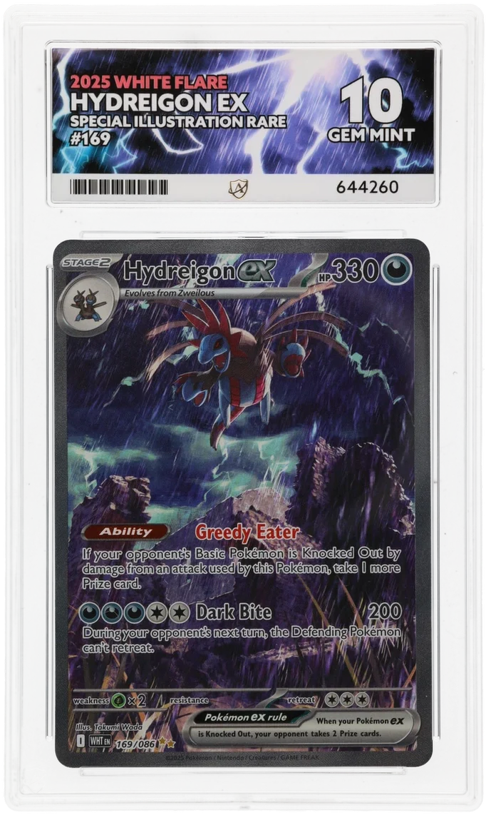 ACE 10 - Hydreigon ex - 169/086 - White Flare - Pokemon