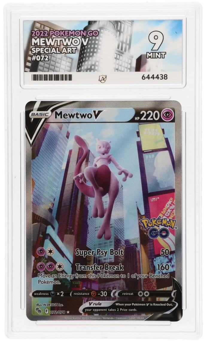 ACE 9   - Mewtwo V - 072/078 - Pokemon GO - Pokemon