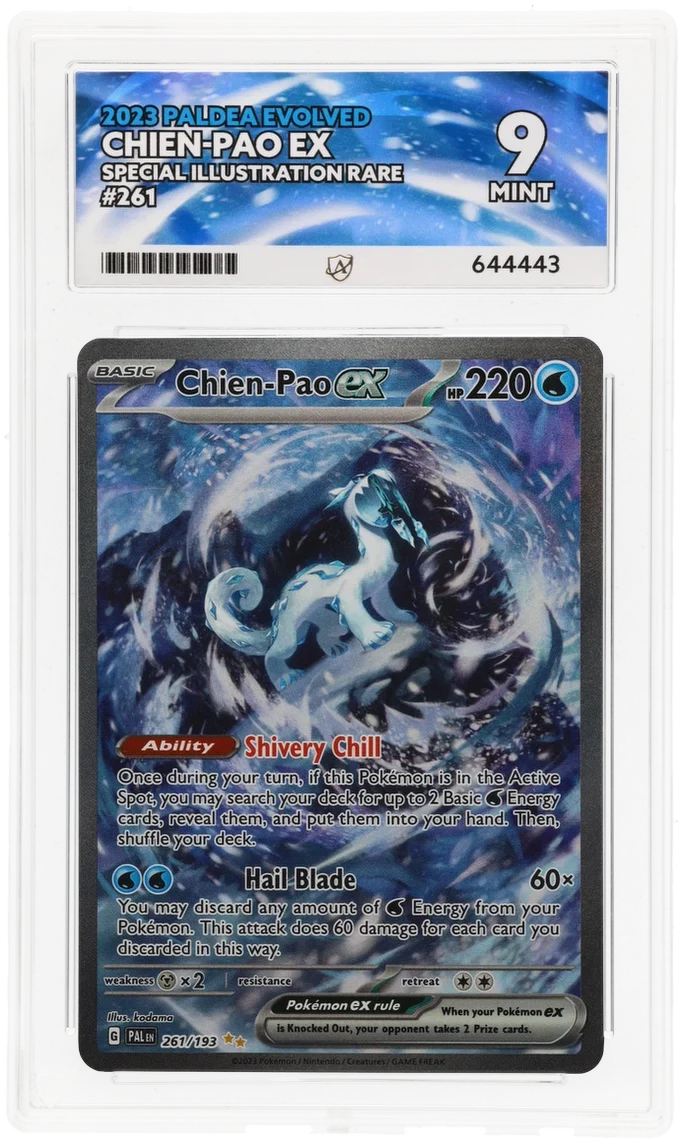 ACE 9   - Chien-Pao ex - 261/193 - Paldea Evolved - Pokemon