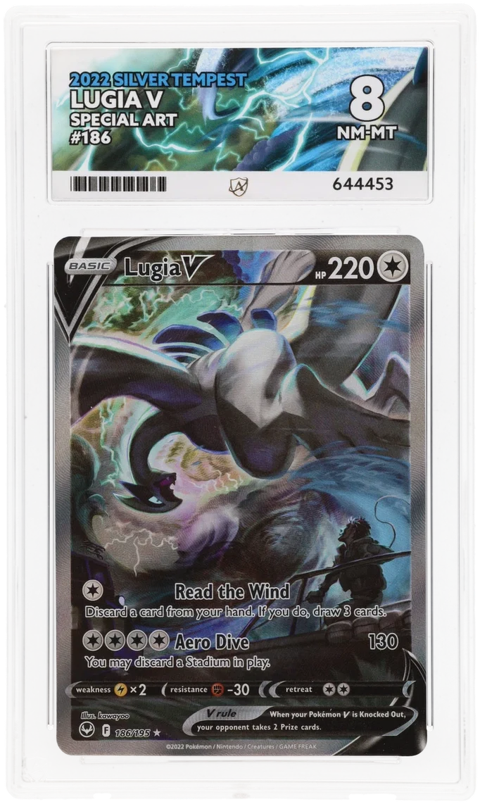 ACE 8   - Lugia V - 186/195 - Silver Tempest - Pokemon