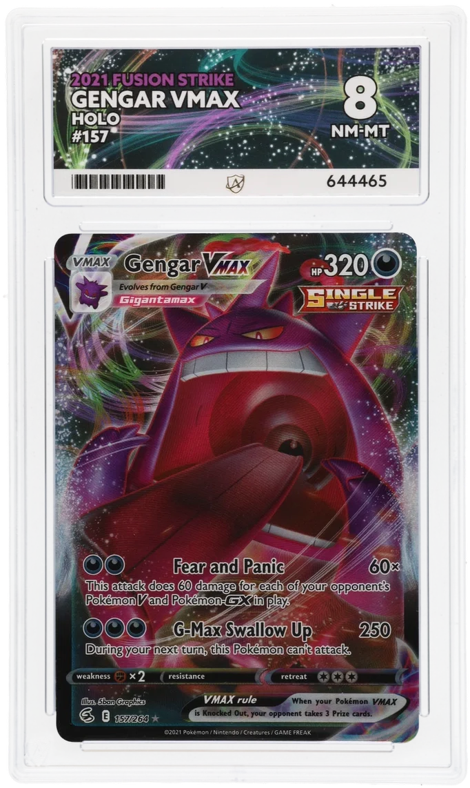 ACE 8   - Gengar VMAX - 157/264 - Fusion Strike - Pokemon