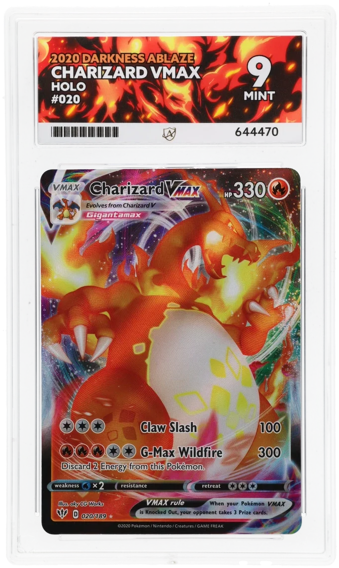 ACE 9   - Charizard VMAX - 020/189 - Darkness Ablaze - Pokemon