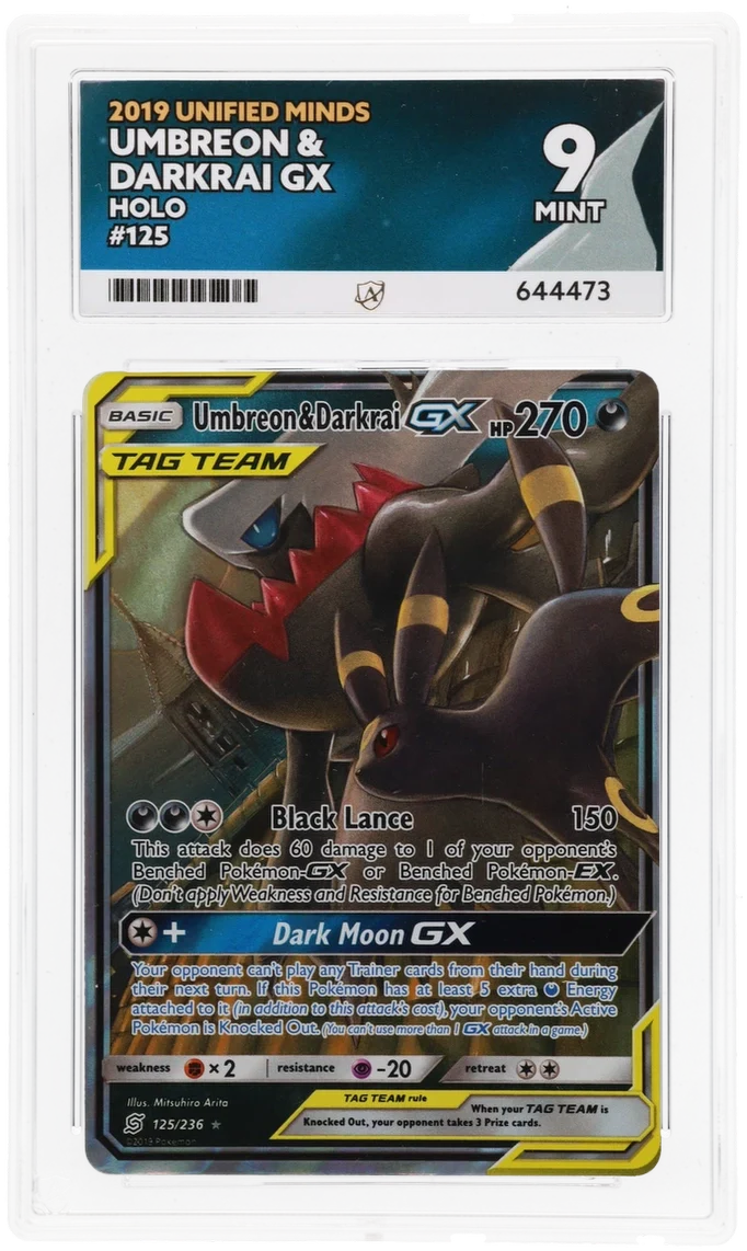 ACE 9 - Umbreon & Darkrai GX - 125/236 - Unified Minds - Pokemon