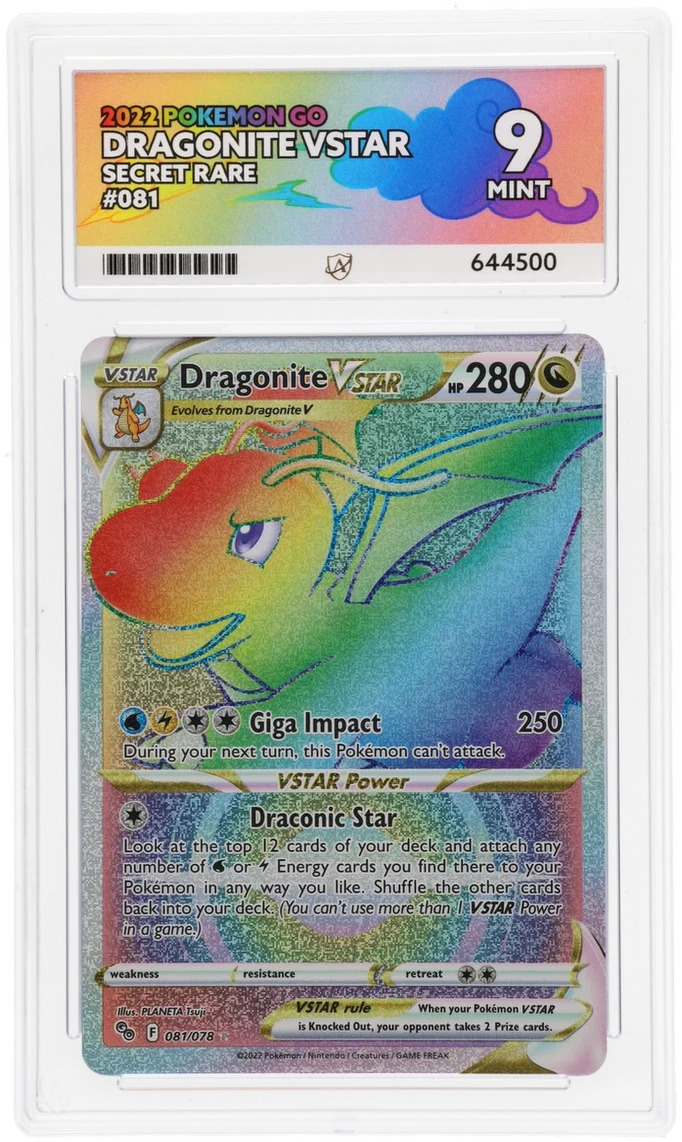 ACE 9 - Dragonite VSTAR - 081/078 - Pokemon GO - Pokemon