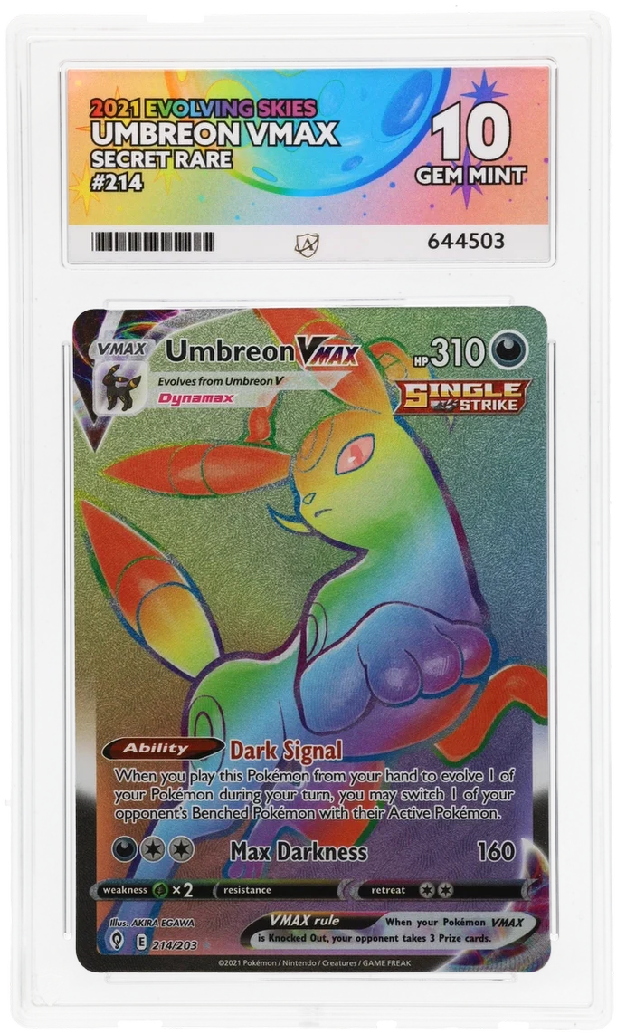 ACE 10 - Umbreon VMAX - 214/203 - Evolving Skies - Pokemon