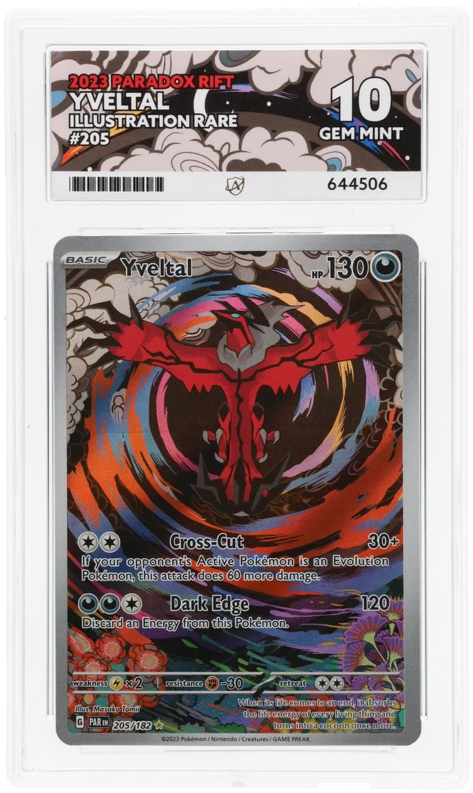 ACE 10 - Yveltal - 205/182 - Paradox Rift - Pokemon