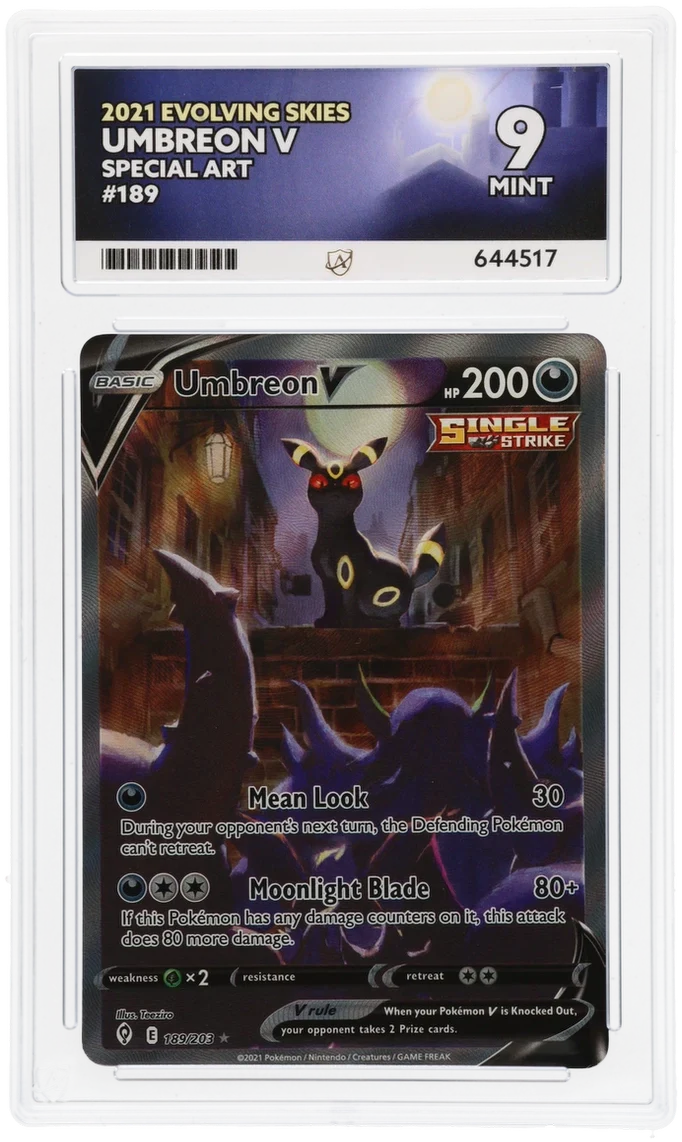 ACE 9 - Umbreon V - 189/203 - Evolving Skies - Pokemon