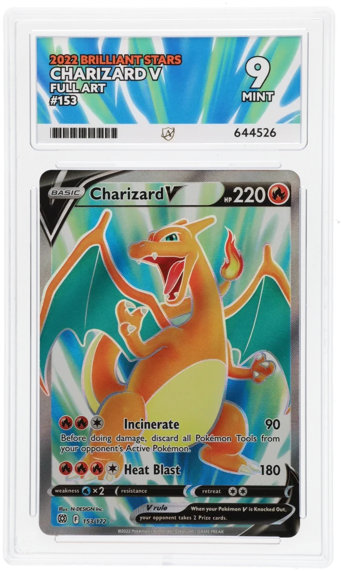 ACE 9   - Charizard V - 153/172 - Brilliant Stars - Pokemon