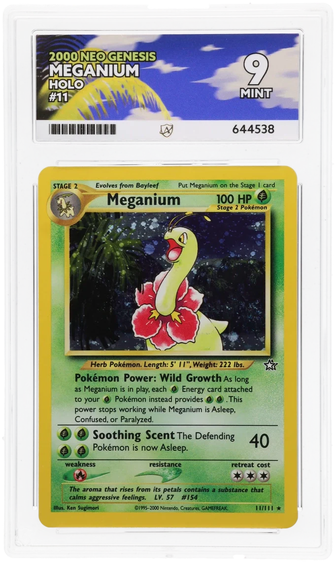 ACE 9   - Meganium - 11/111 - Neo Genesis - Pokemon