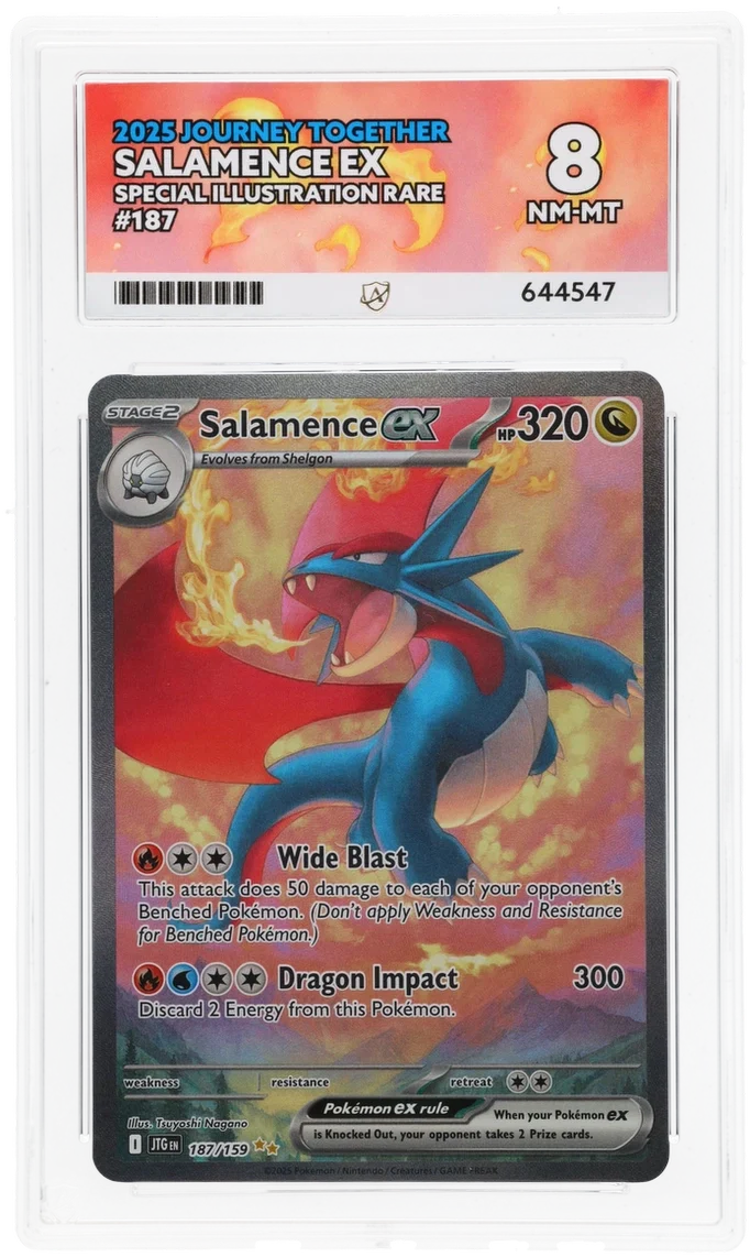 ACE 8   - Salamence ex - 187/159 - Journey Together - Pokemon
