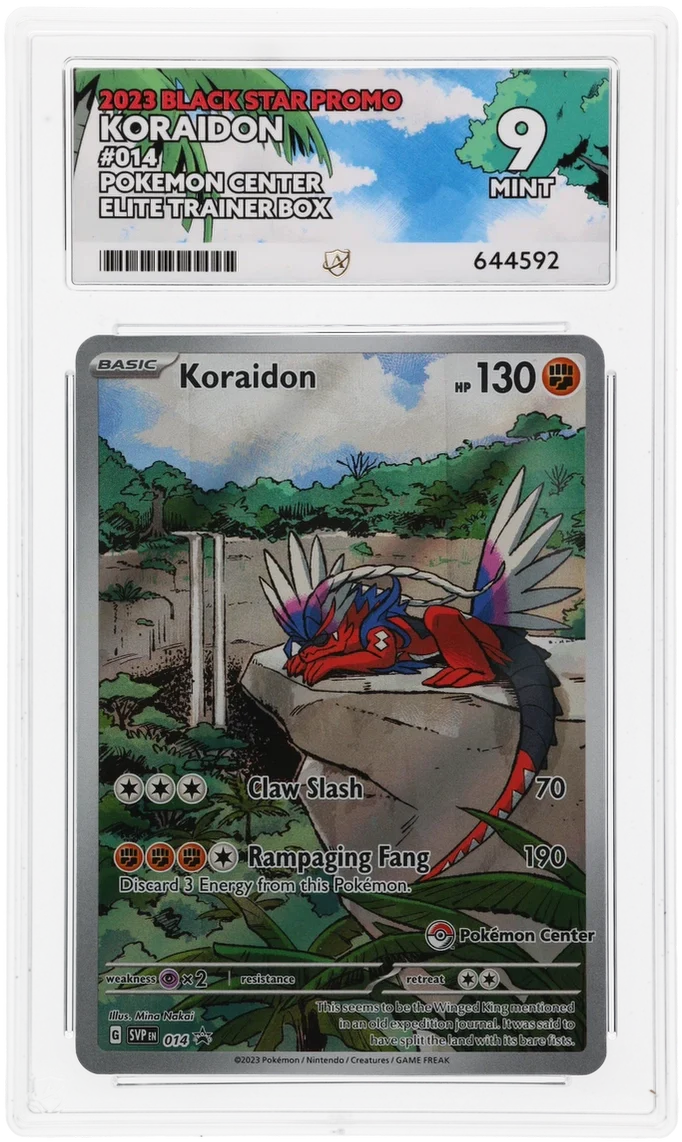 ACE 9 - Koraidon - 014 - Black Star Promo - Pokemon - Pokemon Center Elite Trainer Box