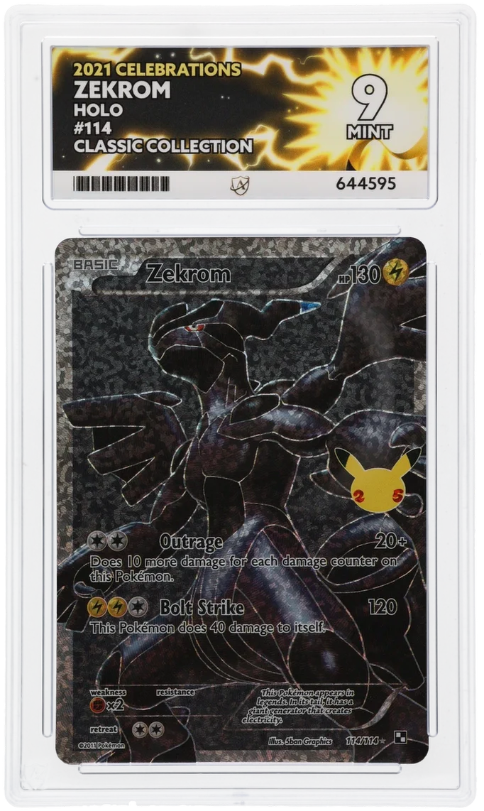ACE 9   - Zekrom - 114/114 - Celebrations - Pokemon - Classic Collection