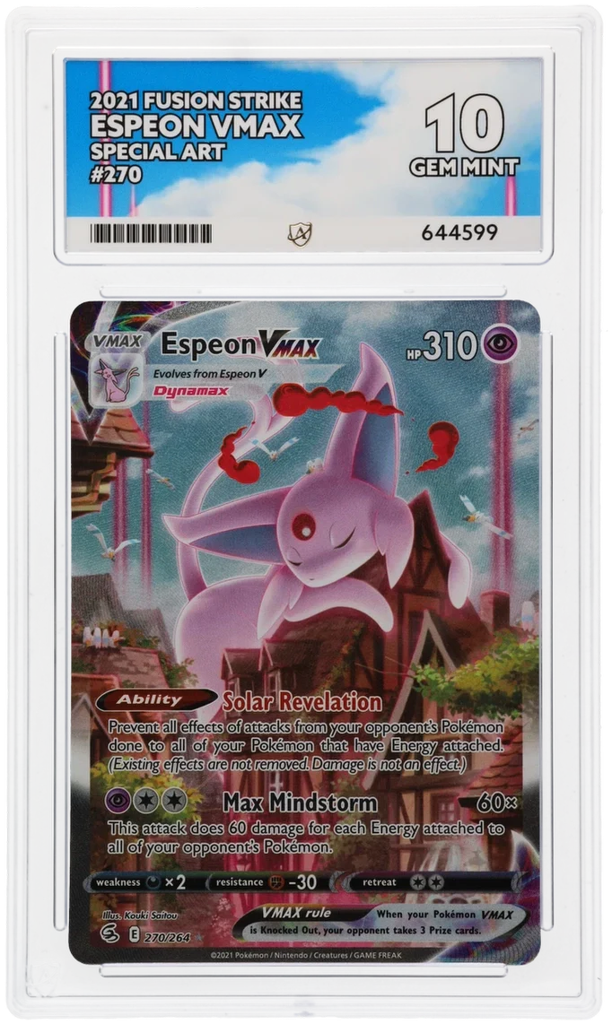 ACE 10   - Espeon VMAX - 270/264 - Fusion Strike - Pokemon