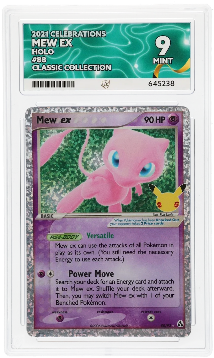 ACE 9 - Mew ex - 88/92 - Celebrations - Pokemon - Classic Collection