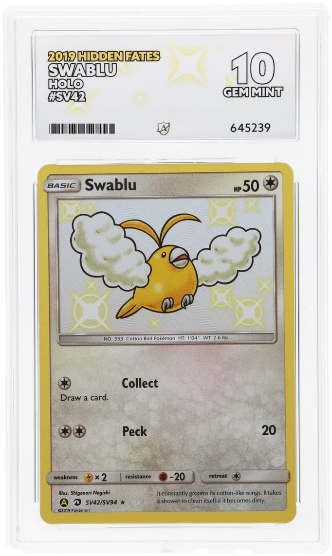 ACE 10 - Swablu - SV42/SV94 - Hidden Fates - Pokemon