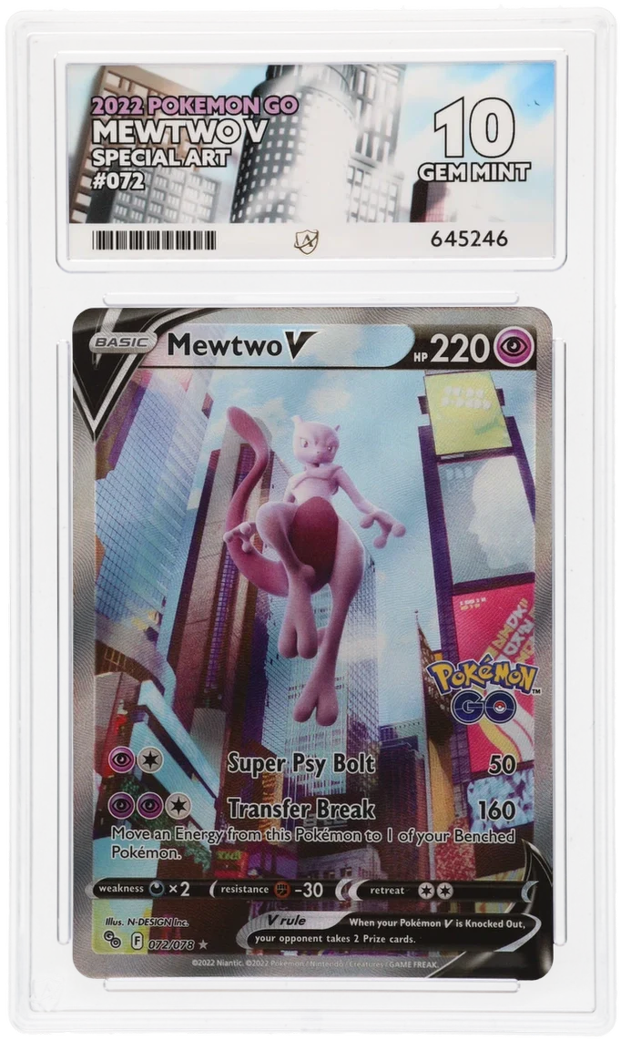 ACE 10   - Mewtwo V - 072/078 - Pokemon GO - Pokemon