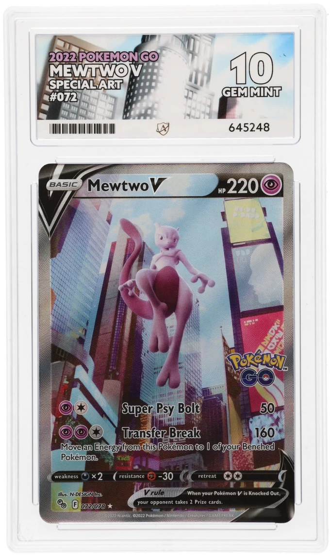 ACE 10   - Mewtwo V - 072/078 - Pokemon GO - Pokemon
